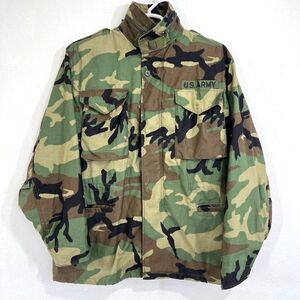 US Army Cold Weather‎ Field Jacket Coat Lined Medium Regular DLA100-89-C-0435